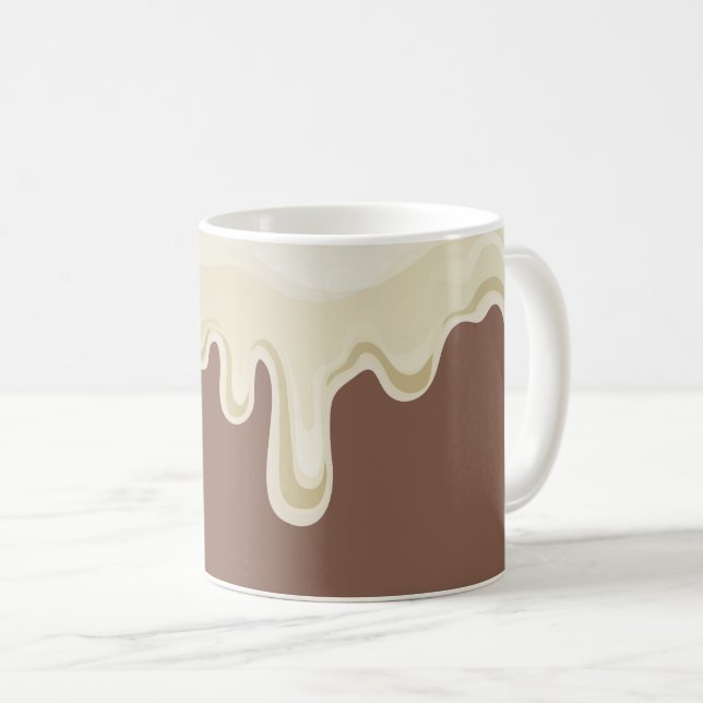 Mug Crème de séchage au chocolat chaud (Devant droit)