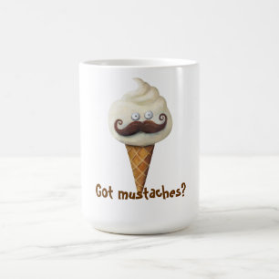 Mug Crème glacée avec des moustaches