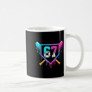 Mug Crème glacée de baseball qui goutte 67 Six Sept Mè