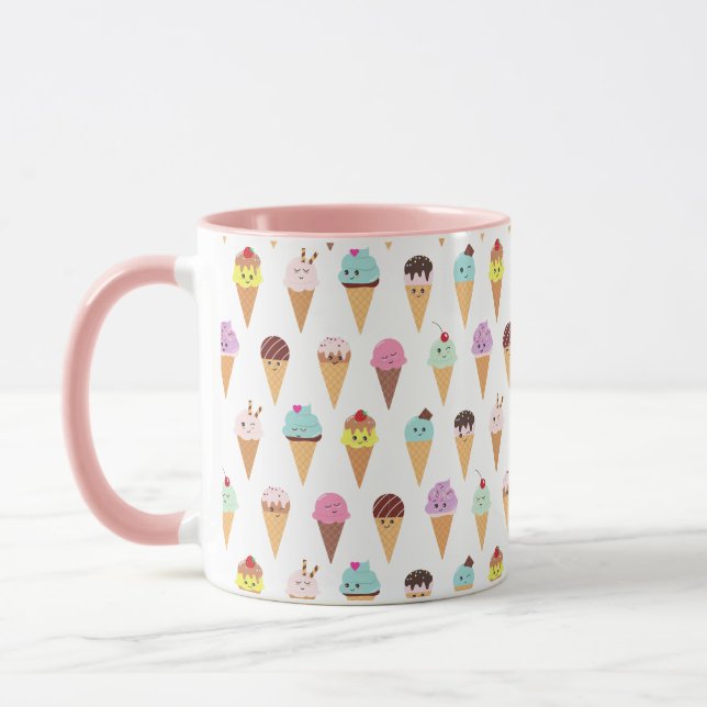 Mug Crème glacée Kawaii (Gauche)