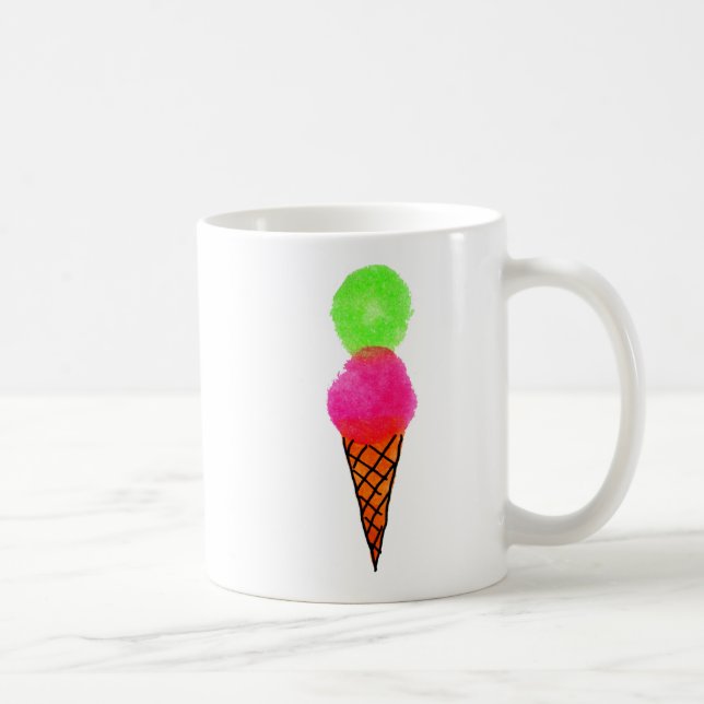Mug Crème glacée pop art (Droite)