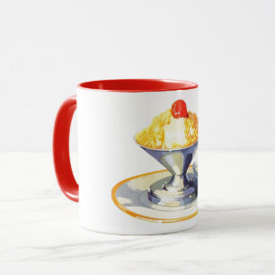 Mug crème glacée vintage soleil rétro dessert nourritu