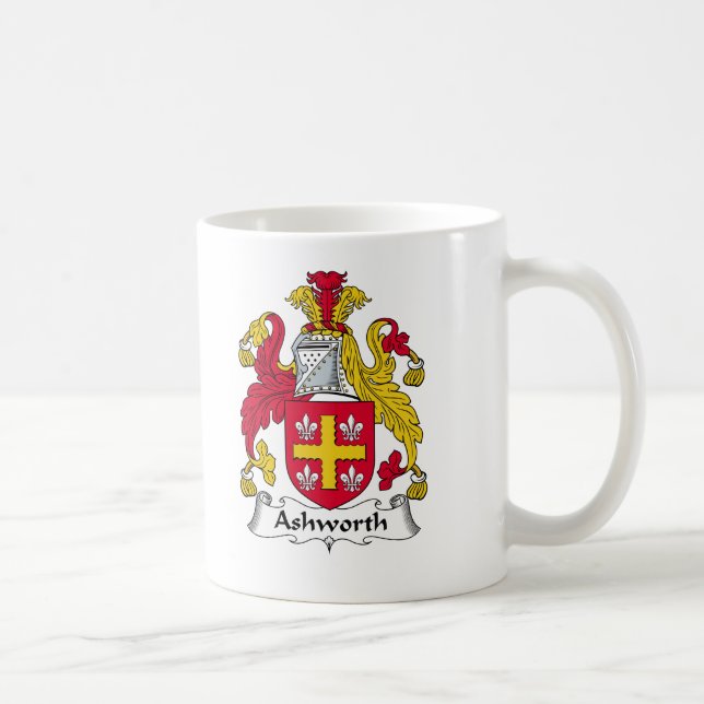 Mug Crête de famille d'Ashworth (Droite)