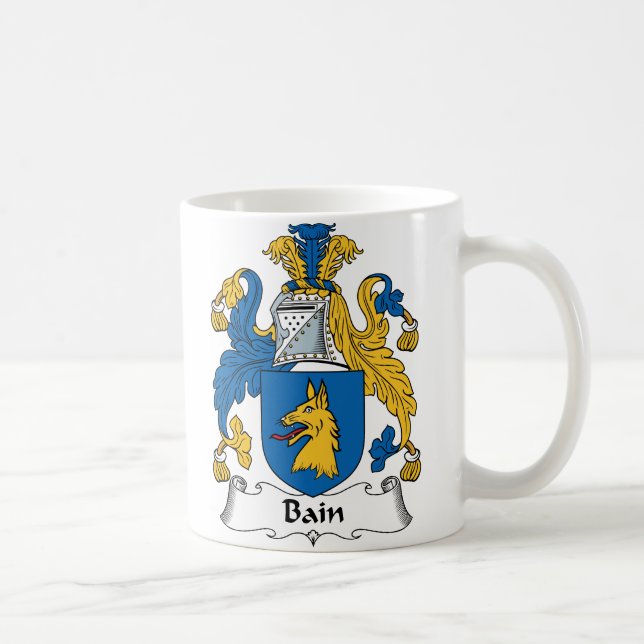 Mug Crête de famille de Bain (Droite)