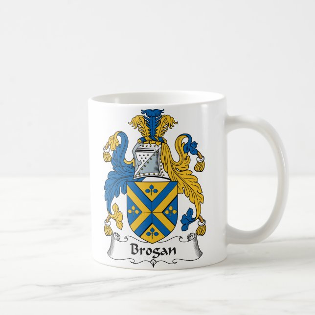 Mug Crête de famille de Brogan (Droite)