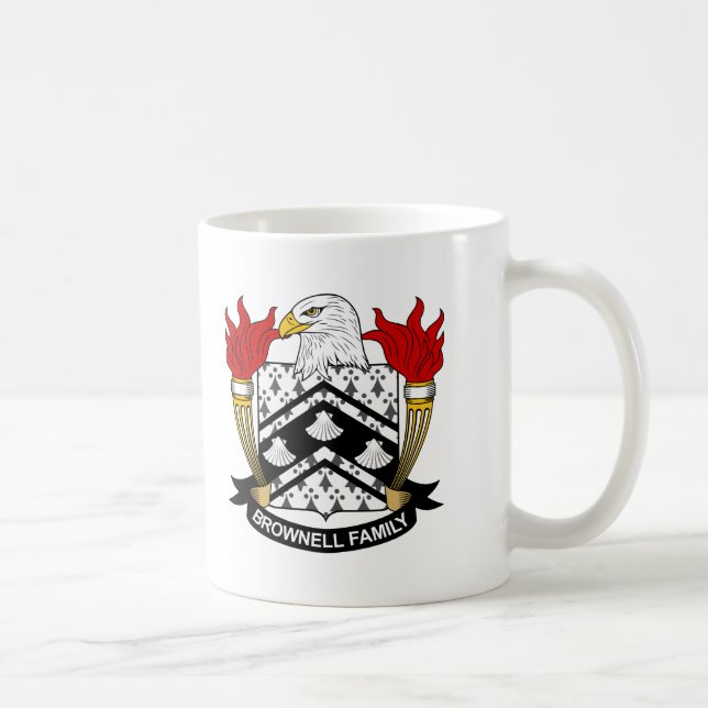 Mug Crête de famille de Brownell (Droite)