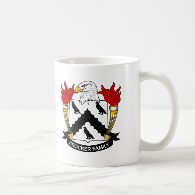 Mug Crête de famille de Crocker (Droite)