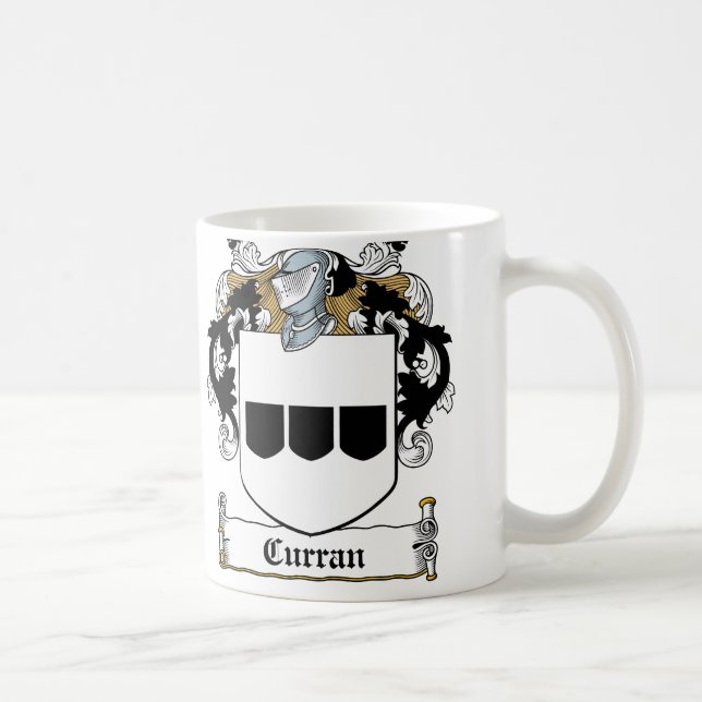 Mug Crête de famille de Curran (Droite)