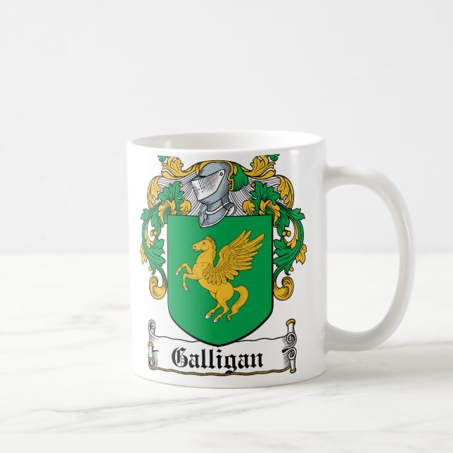 Mug Crête de famille de Galligan (Droite)