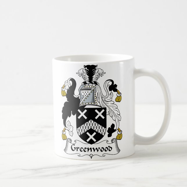 Mug Crête de famille de Greenwood (Droite)