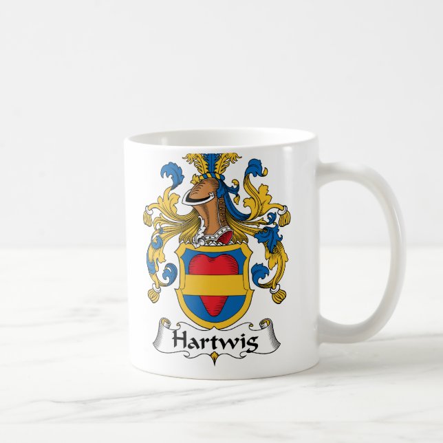 Mug Crête de famille de Hartwig (Droite)