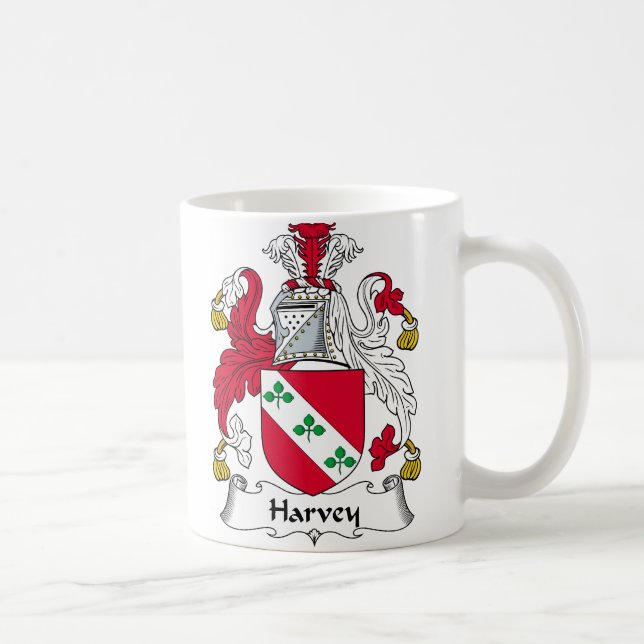 Mug Crête de famille de Harvey (Droite)