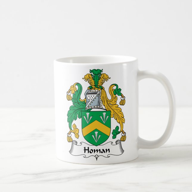 Mug Crête de famille de Homan (Droite)