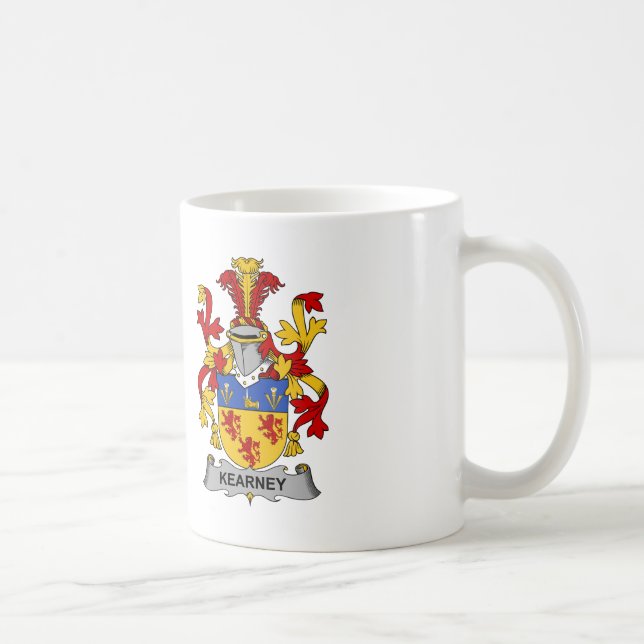 Mug Crête de famille de Kearney (Droite)