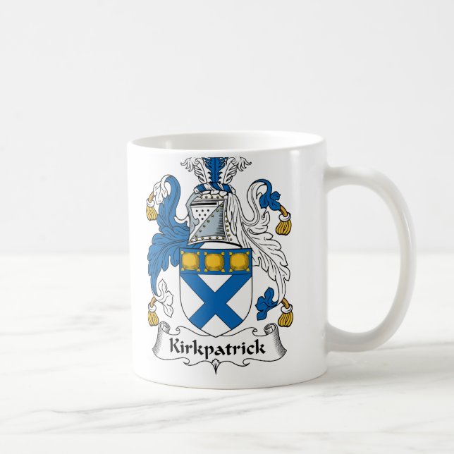 Mug Crête de famille de Kirkpatrick (Droite)