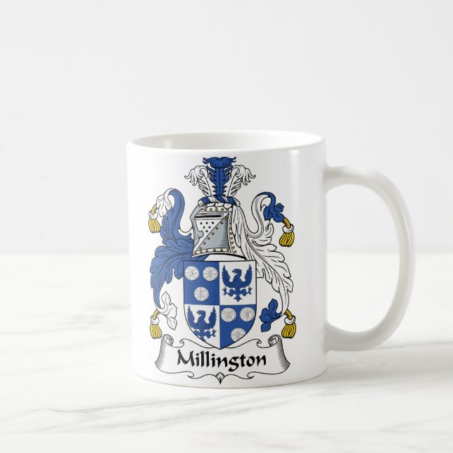 Mug Crête de famille de Millington (Droite)