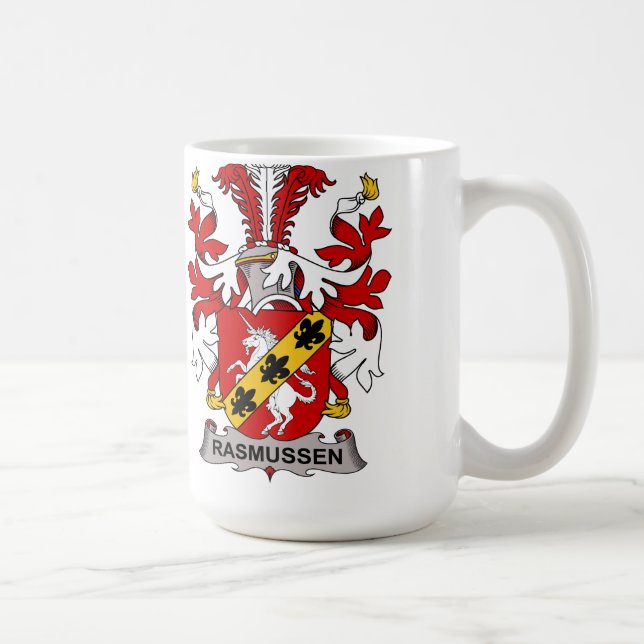 Mug Crête de famille de Rasmussen (Droite)