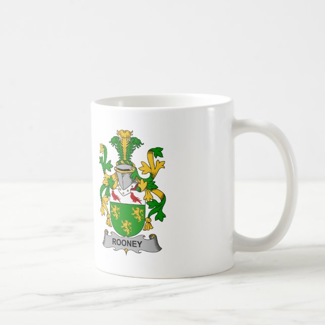 Mug Crête de famille de Rooney (Droite)