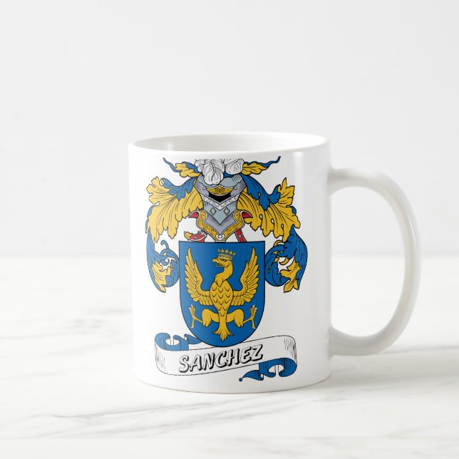 Mug Crête de famille de Sanchez (Droite)