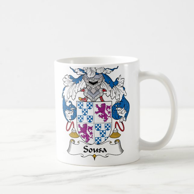 Mug Crête de famille de Sousa (Droite)