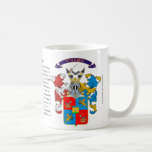 Mug Crête de famille de Varga comprenant l'histoire et