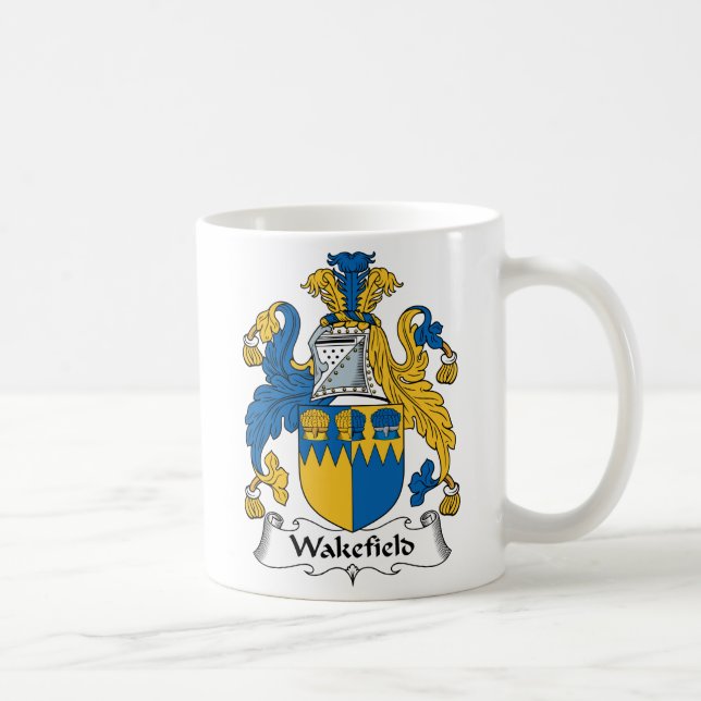 Mug Crête de famille de Wakefield (Droite)