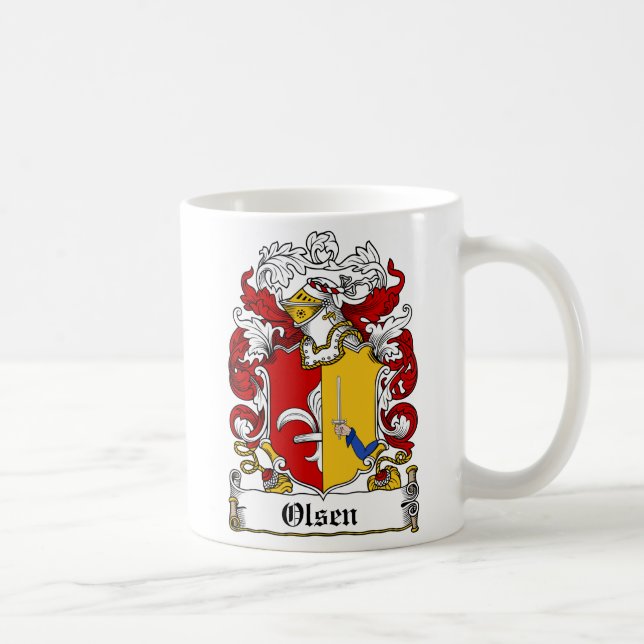 Mug Crête de famille d'Olsen (Droite)