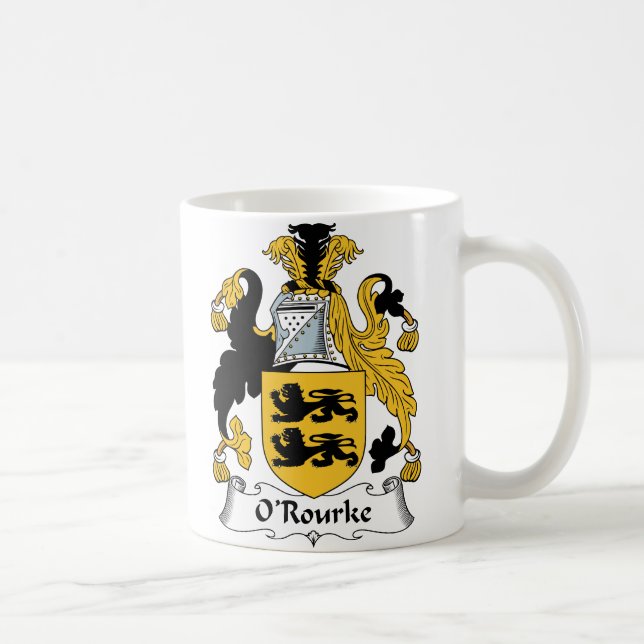 Mug Crête de famille d'O'Rourke (Droite)