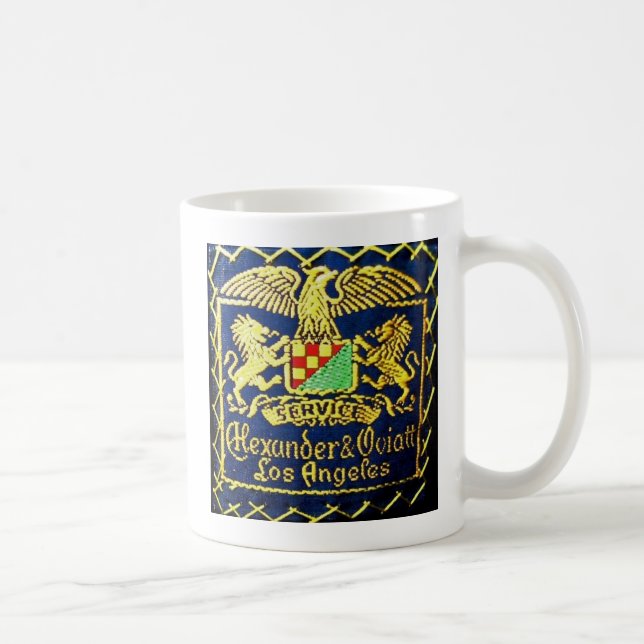 Mug Crête de magasin de "Alexandre et (Droite)