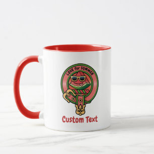 Mug Crête de pastèque sur tartan