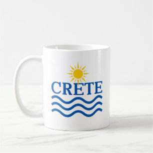 Mug CRETE Grèce, Vagues Sun