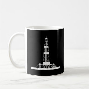 Mug Creuse de forage de champ d'huile