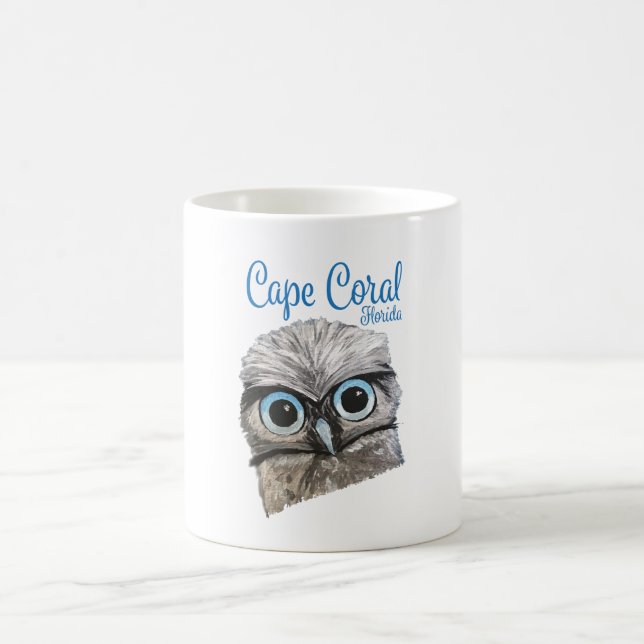 Mug Creuser l'illustration de hibou (Centre)