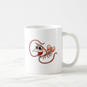 Mug Crevette de bande dessinée