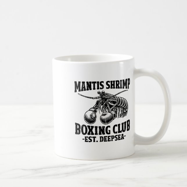 Mug Crevette mantis boxant petit pois crevette mantis  (Droite)