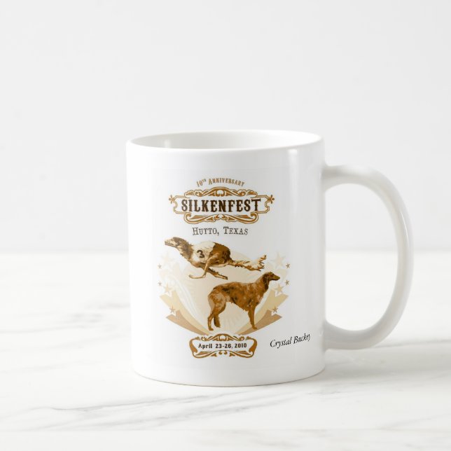 Mug Cristal 2010 de logo de Silkenfest Buckey (Droite)