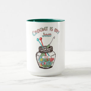 Mug "Crochet, c'est ma confiture"