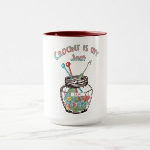 Mug "Crochet, c'est ma confiture"