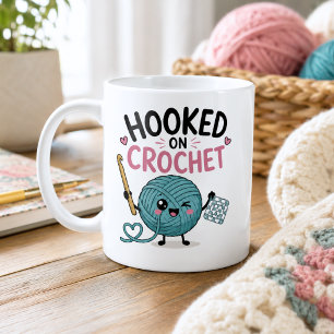 Mug Crochet Fou au Crochet Fantaisiste
