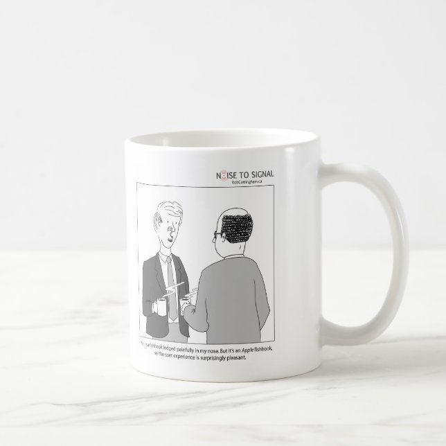 Mug Crochet, ligne et Apple (Droite)