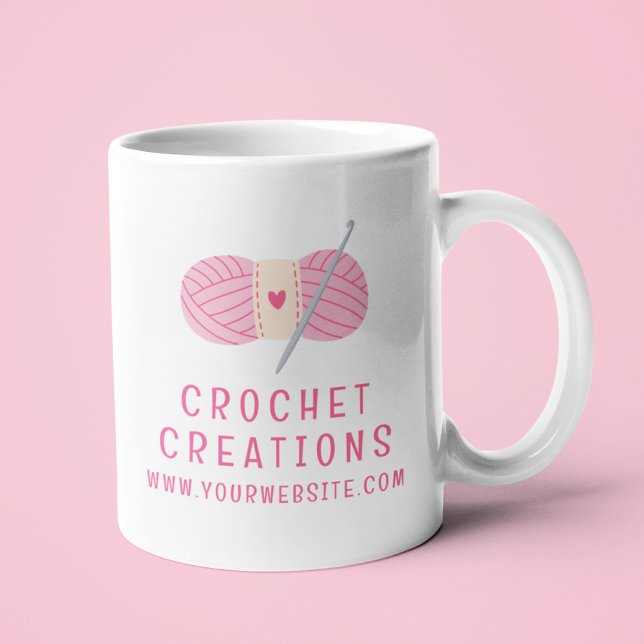 Mug Crochet Moderne Crocheting Entreprise personnalisé (Créateur téléchargé)
