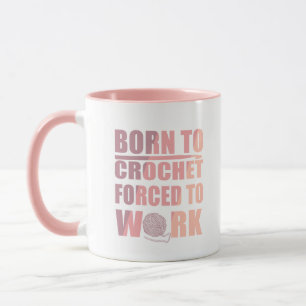 Mug crocheters cadeau drôle crochet devis