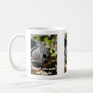 Mug crocodile "tous ceux qui sourient ne sont pas amis