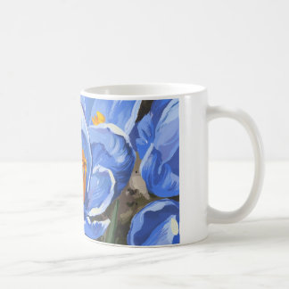 Mug Crocus bleus et une abeille