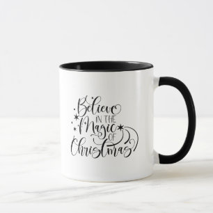 Mug Croire À La Magie De Noël - Calligraphie