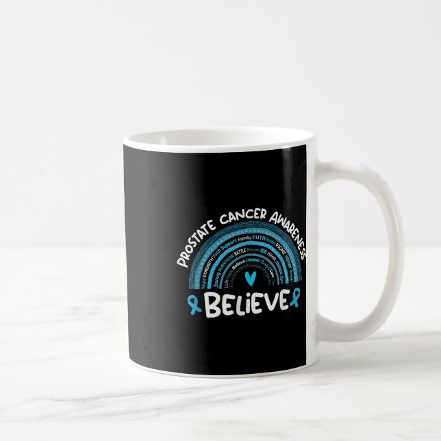 Mug Croire Mois de sensibilisation au cancer de la pro (Droite)