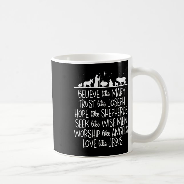 Mug Crois Comme Marie Confiance Comme Joseph Priant Ch (Droite)