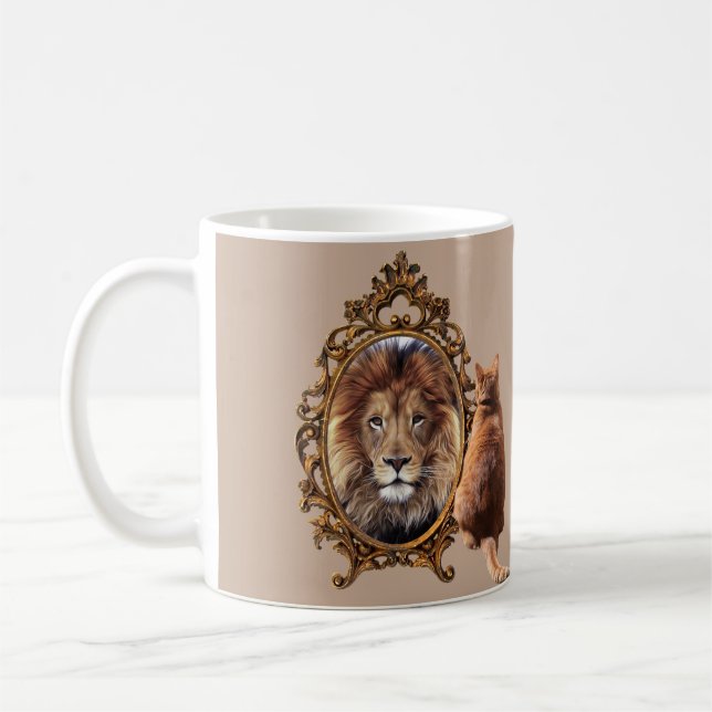 Mug Crois En Toi-Même | Lion Vintage Inspiration (Gauche)
