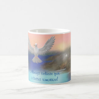 Mug "Crois toujours pour un meilleur demain !" Café Mu