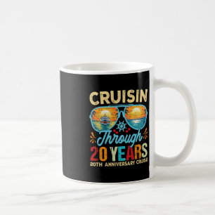 Mug Croisière à travers 20 ans 20e anniversaire de mar